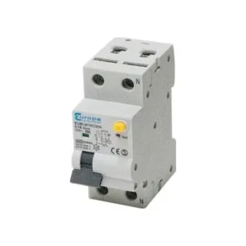 Proudový chránič Proudový chránič RCBO, řada: EUBLM 2P 16A Montáž na lištu DIN vypínací citlivost 30mA