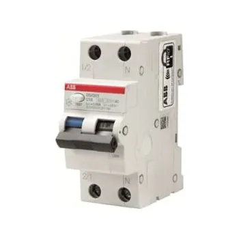 Proudový chránič Proudový chránič RCBO, řada: DSH201 2P 16A Montáž na lištu DIN Typ AC IEC