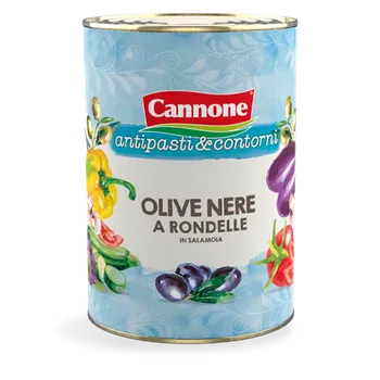 oliva Cannone Olivy černé krájené 4kg