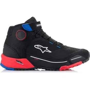 Moto obuv boty CR-X DRYSTAR HONDA kolekce, ALPINESTARS (černá/červená/modrá) 2025 (Velikost: 46) 2H329245