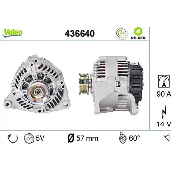 Alternátor Alternátor VALEO 436640