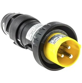 Elektrická zásuvka Napájecí konektor, Samec, formát pólů: 2P plus E, Kabelová montáž, IP66, 16A, 120 V