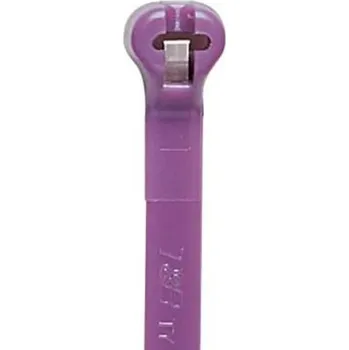Stahovací páska Kabelové vázací pásky Kabelová vázací páska 7TAG009160R0022 137mm 3,6 mm Purpurová Nylon 66 Thomas a Betts