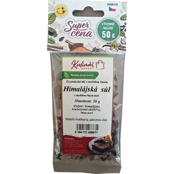 Koření-"K"-HIMÁLAJSKÁ SŮL-50g do mlýnku, QQ, sáček