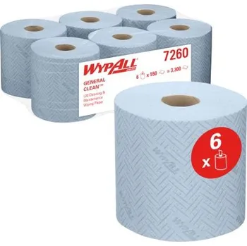 Papírový ručník Papírový ručník, Modrá Role 550 archů