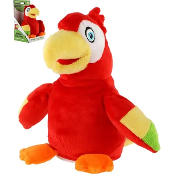 plyšák PLYŠ Papoušek Jaroušek opakovací na baterie Zvuk *PLYŠOVÉ HRAČKY* | 323355