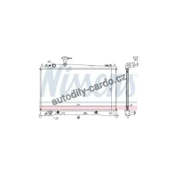 Chladič motoru Chladič motoru NISSENS 62463A
