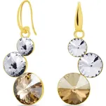 Náušnice Lolipop Gold se Swarovski Elements KWG11223CGS Gold Shadow