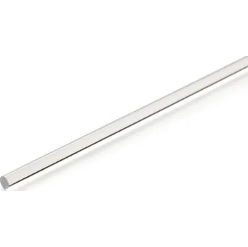 Závitová tyč Akrylová tyč Čirá, délka: 1m x 6mm v prům.