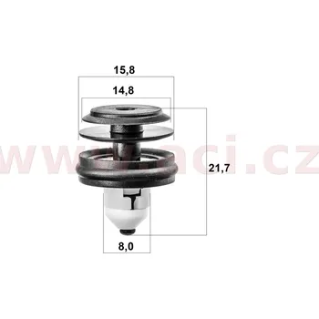 plastová příchytka (sada 5 ks) 57130T