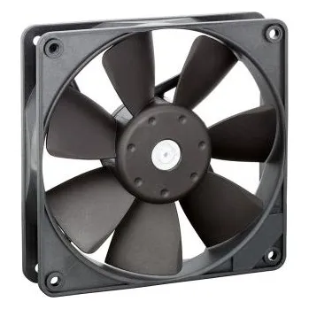 PC ventilátor ebm-papstAxiální ventilátor 12 V DC DC, průtok vzduchu: 137m³/h 3.4W, 119 x 119 x 25mm