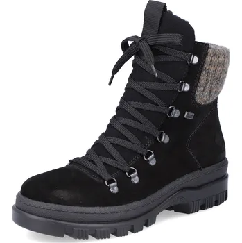 Dámská zimní obuv DÁMSKÉ KOTNÍKOVÉ BOTY RIEKER X8200-00 ČERNÁ Barva: Černá, Velikost: 39