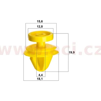 plastová příchytka (sada 5 ks) 55196T
