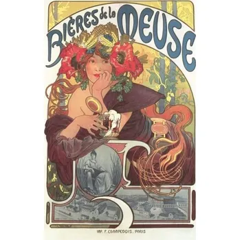 Dekorativní magnet Magnet Mucha 6