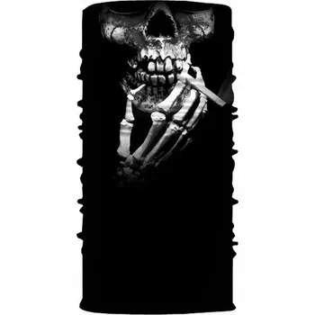 Nákrčník WARAGOD Värme multifunkční šátek Smoking Skull