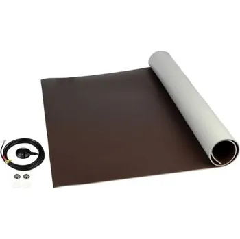 Dílenský stůl Antistatická rohož, Modrá, Pracovní povrch, délka: 15.2m, šířka: 1.2m x 3.5mm