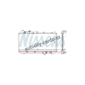 Chladič motoru Chladič motoru NISSENS 62403A