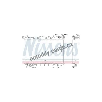 Chladič motoru Chladič motoru NISSENS 62949