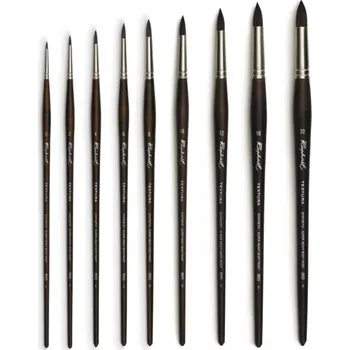 Umělecký štětec Štětec Raphael Textura - kulatý tuhé vlákno, 16