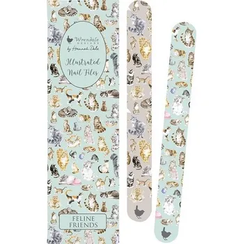 Sada pilníků Wrendale Designs "Feline Friends", 2 ks - Kočky