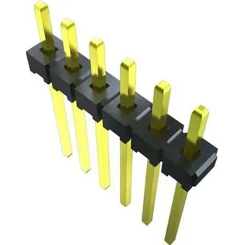 Elektrický konektor Kolíkový konektor, řada: MTMM, počet kontaktů: 5, počet řad: 1, rozteč: 2.0mm, orientace těla: Pravý úhel, Průchozí