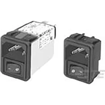 Vstupní filtr IEC, řada: Corcom C, Samec, 31 x 28.94 x 41.2mm C14, Nasazovací, 10A, 120 V AC, 250 V AC, 50/60Hz, -10 °C