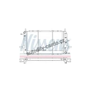 Chladič motoru Chladič motoru NISSENS 62224