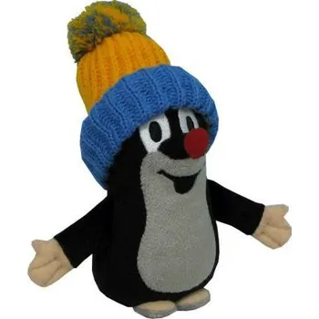 Moravská ústředna Krtek 12 cm s modrým kulichem