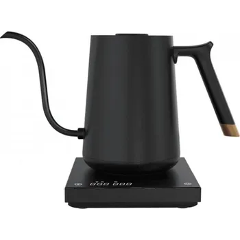 Rychlovarná konvice Timemore Mini Fish Smart Pour Over Thin 600 ml černá digitální rychlovarná konvice
