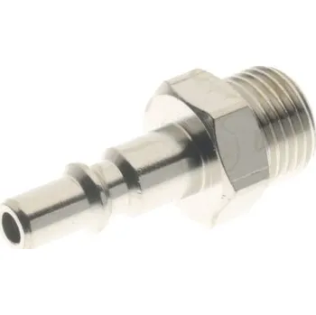 Pneumatický kolenový adaptér s vněj. závitem, řada: 201, Mosaz, přípojka se závitem: 1/8" vnější BSP Se závitem RS PRO