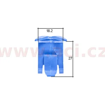 plastová příchytka (sada 10 ks) 55102T