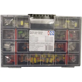 Paradninakup set svorek typu wago 2273+273 - 170ks