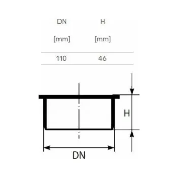 Kanalizační potrubí Vnitřní kanalizační žaluzie Ultra dB, O 110 mm