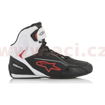 Moto obuv boty FASTER-3, ALPINESTARS (černé/bílé/červené) 2024 (Velikost: 40) 2H367973