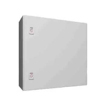 Elektroinstalační krabice Nástěnná krabice, řada: AX IP66 Ocelový plech RAL7035 500 x 500 x 210mm RAL 7035