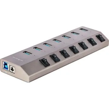 USB hub Rozbočovač USB-C 5G7AIBS-USB-HUB-EU, standard: USB 3.0, počet portů USB: 7 Adaptér střídavého proudu, typ USB: USB A,