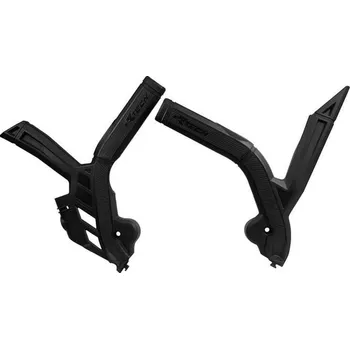 protektory rámu Beta, RTECH (sada, černé) BETA RR 300 2T Racing 2020-2021