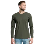CityZen Cali Dark khaki Pánské triko dlouhý rukáv Velikost: 4XL