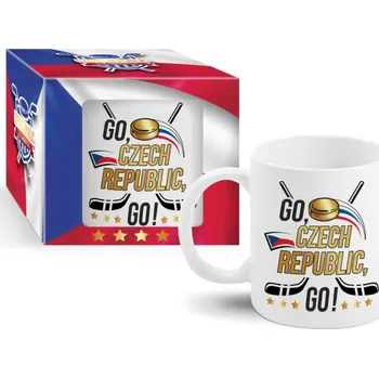 Hrnek 300ml, GO,CZECH REPUBLIC,GO!, DB, keramika