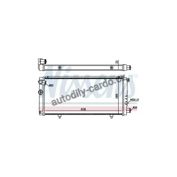 Chladič motoru Chladič motoru NISSENS 63729A