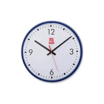Hodiny Hodiny nástěnné barva Modrá Analogový displej Ne Ne Baterie RS PRO