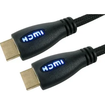 Video kabel 3mtr HDMI M-M HS plus E Braided Cable - Blue