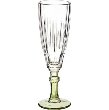 Vivalto 6 ks Sklenice na šampaňské Exotic Sklo zelená (170 ml)