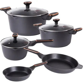 Sada nádobí Verk 07166 8 ks černá