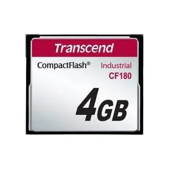 Paměťová karta Paměťová karta Compact Flash CompactFlash 4 GB Transcend Ne, model: CF180 SuperMLC -25 → plus 85 (Extended Temp) °C,