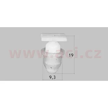 plastová příchytka (sada 10 ks) 72375