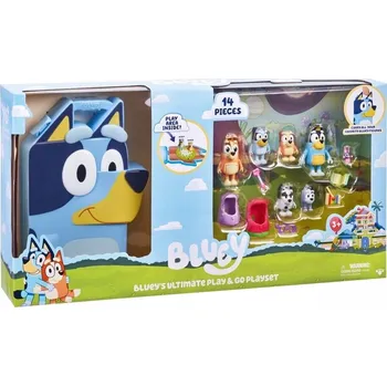 Figurka Moose Toys Bluey MS17383 Herní set s přenosným boxem