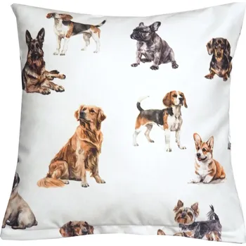 Povlak na dekorativní polštářek Povlak na polštářek Pejsci 40x40