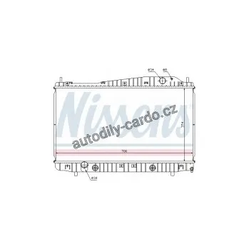 Chladič motoru Chladič motoru NISSENS 61639