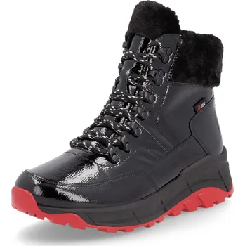 Dámská zimní obuv DÁMSKÉ KOTNÍKOVÉ BOTY RIEKER REVOLUTION W0063-01 ČERNÁ Barva: Černá, Velikost: 40